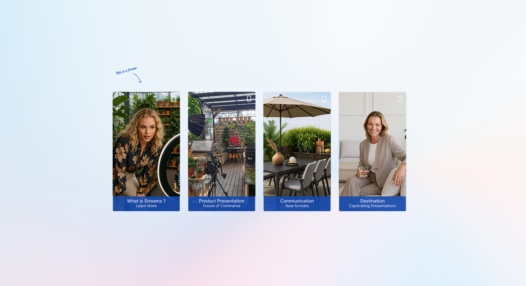 Screenshot of the Streams Examples